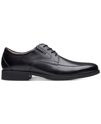Clarks Men's Whiddon Pace Oxfords Shoes Black Size 12 M