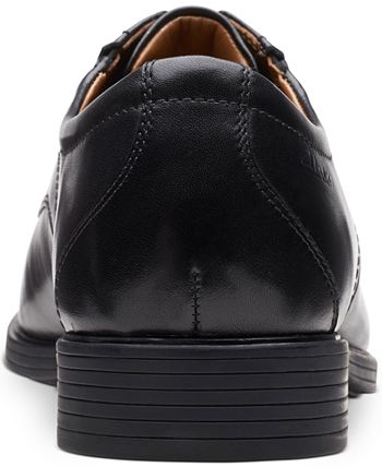 Clarks Men's Whiddon Pace Oxfords Shoes Black Size 12 M