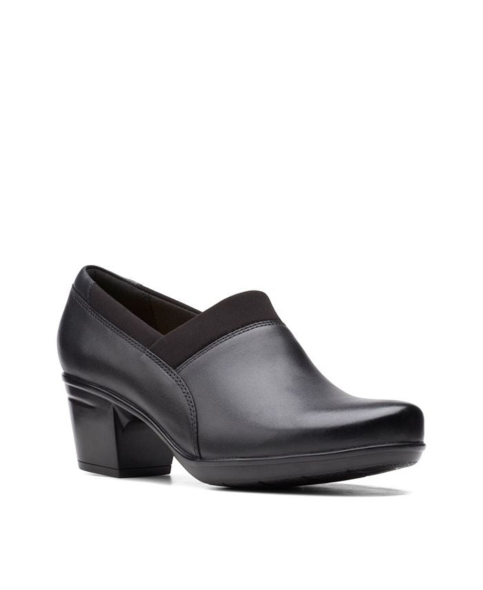 Clarks Women's Emslie Summit Shooties Shoes Black Size 6.5 M `