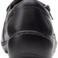 Clarks Women's Cora Giny Cushioned Zip Loafer Flats Shoes Black Size 9 M