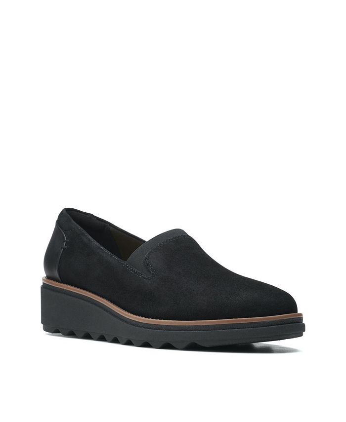 Clarks Women's Collection Sharon Dolly Shoes Black Size 8.5 M