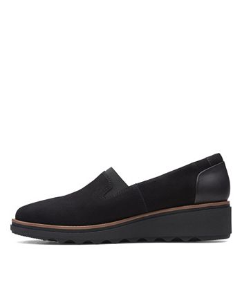 Clarks Women's Collection Sharon Dolly Shoes Black Size 8.5 M