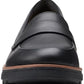 Clarks Women's Collection Sharon Gracie Loafers Shoes Black Size 9 M