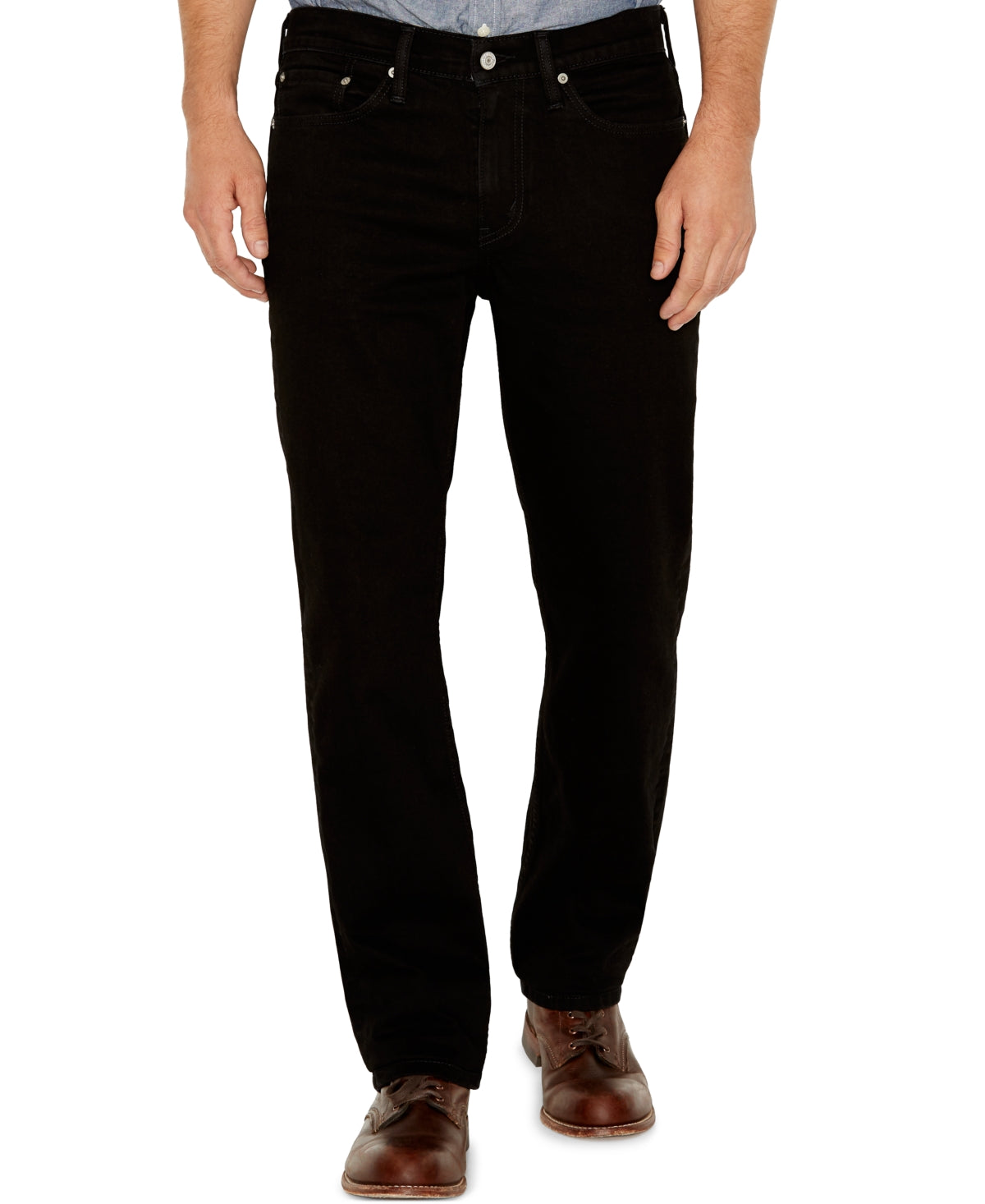 Levi's Men's 514 Flex Straight Fit Jeans Black Size 34X32