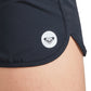 Roxy Women's Foldover Board Short Swimsuit Black Size Small