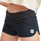 Roxy Women's Foldover Board Short Swimsuit Black Size Small