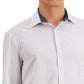 Tallia Men's Slim Fit No Iron Performance Stretch Dot Dress Shirt White Size XX-Large
