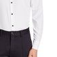 Construct Men's Slim Fit Solid Performance Stretch Cooling Comfort Dress Shirt White Size Medium