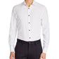 Construct Men's Slim Fit Solid Performance Stretch Cooling Comfort Dress Shirt White Size Medium