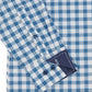 Construct Men's Slim Fit Performance Dress Shirt Blue Size Large