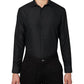 Calabrum Men's Regular Fit Performance Dress Shirt Black Size Large