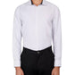 Calabrum Men's Regular Fit Performance Dress Shirt White Size Large