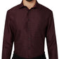 Calabrum Men's Regular Fit Performance Dress Shirt Red Size Large
