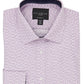 Calabrum Men's Regular Fit Performance Dress Shirt Purple Size X-Large