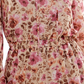 Crystal Doll Junior's Printed Long Sleeve Fit & Flare Dress Brown Size XL