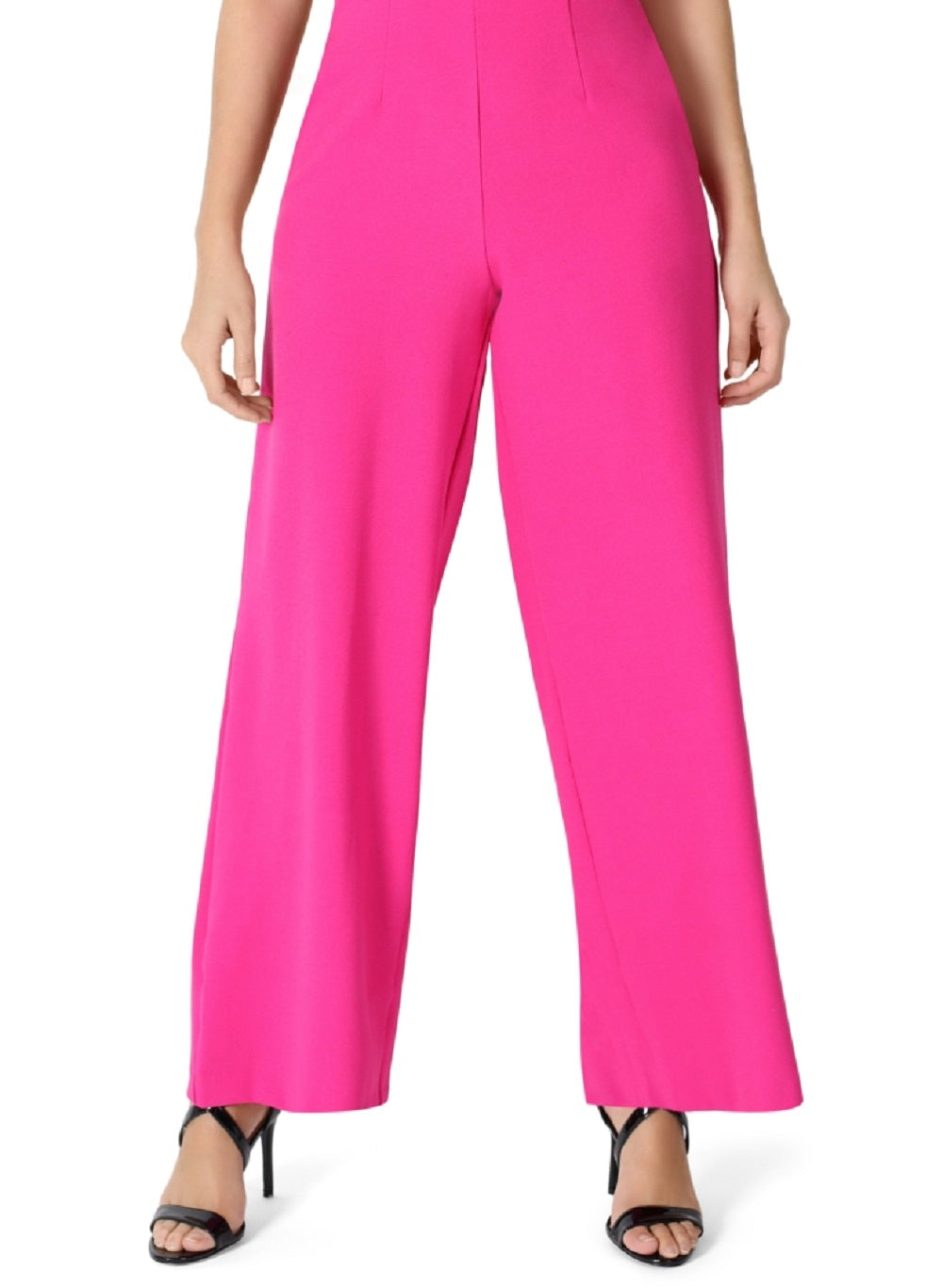 Julia Jordan Women's Halter Neck Jumpsuit Pink Size 10