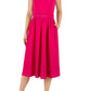 Donna Ricco Women's Portrait Collar A Line Dress Hot Pink Size 10