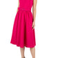 Donna Ricco Women's Portrait Collar A Line Dress Hot Pink Size 10