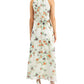 Robbie Bee Women's Chiffon Maxi Dress White Size 14 Petite