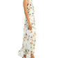 Robbie Bee Women's Chiffon Maxi Dress White Size 14 Petite