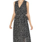 Donna Ricco Women's Halter Neck Hi Low Maxi Dress Black Size 8