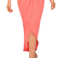 जूलिया जॉर्डन महिलाओं की नॉट नेक हॉल्टर ड्रेस नारंगी साइज़ 8