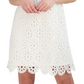 Robbie Bee Women's Sleeveless Lace A Line Dress White Size 8 Petite