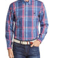 Brooks Brothers Men's Regent Non Iron Plaid Slim Fit Button Down Shirt Blue Size Large
