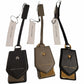 Marc Jacobs Purse Leather Hang Tag Bag Charm Black Gold One Size
