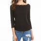 American Rag Junior's Lace Trim Top Black  Size Medium