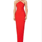 Nookie Women's Trinity Halter Gown Red Size Large