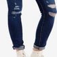 Levi's Women's 711 Ripped Skinny Damage Is Done Wash Jeans Blue Size 24X30