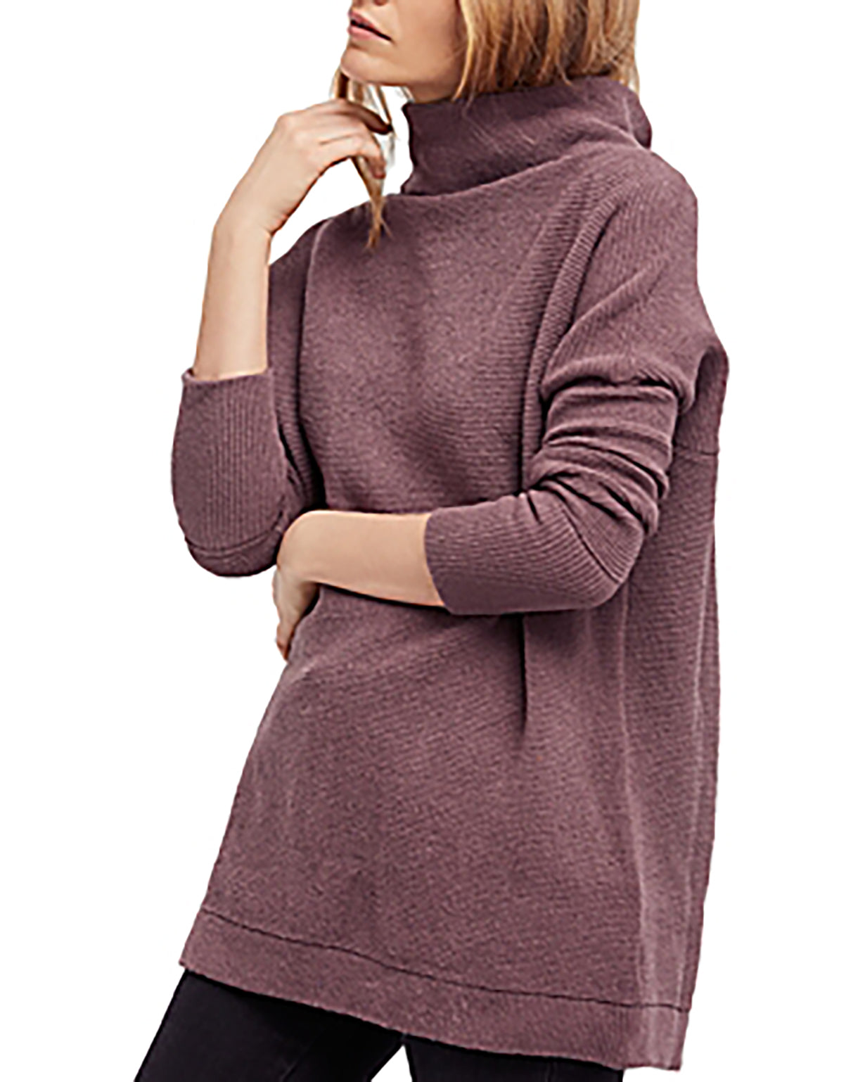 Free People Women's Ottoman Slouchy Tunic Brown Size X-Small