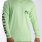 Salt Life Men's Marlin Lure Performance Long Sleeve T-Shirt Green Size Small