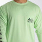 Salt Life Men's Marlin Lure Performance Long Sleeve T-Shirt Green Size Small