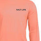 Salt Life Men's Pirates Cove Long Sleeve T-Shirt Pink Size XX-Large