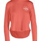 Salt Life Women's Seaglass Bay High Low Hoodie Orange Size Large