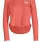 Salt Life Women's Seaglass Bay High Low Hoodie Orange Size Large