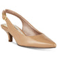 Easy Street Women's Faye Slingback Kitten Heel Pumps Brown Size 8 M