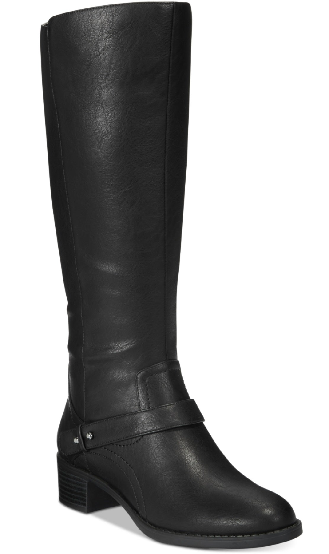 Easy Street Women's Jewel Wide Calf Riding Boots Shoes Black Size 7.5 M