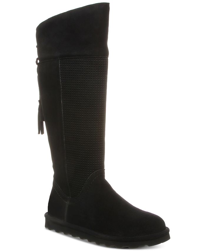 Bearpaw Women's Tracy Boots Shoes Black Size 9