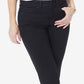 NYDJ Women's Marilyn Tummy Control Straight Leg Jeans Black Size 2Petite