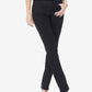 NYDJ Women's Marilyn Tummy-Control Straight-Leg Jeans Black Size 6Petite