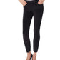 NYDJ Women's Ami Stretch Velvet Skinny Pants Black Size 6