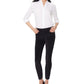 NYDJ Women's Ami Stretch Velvet Skinny Pants Black Size 6
