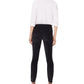 NYDJ Women's Ami Stretch Velvet Skinny Pants Black Size 6