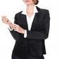 NYDJ Women's Velvet Blazer Black Size Small
