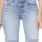 NYDJ Women's Roll Hem Briella Denim Shorts Blue Size 12