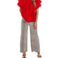 Easel - Golden Hour Poplin Top