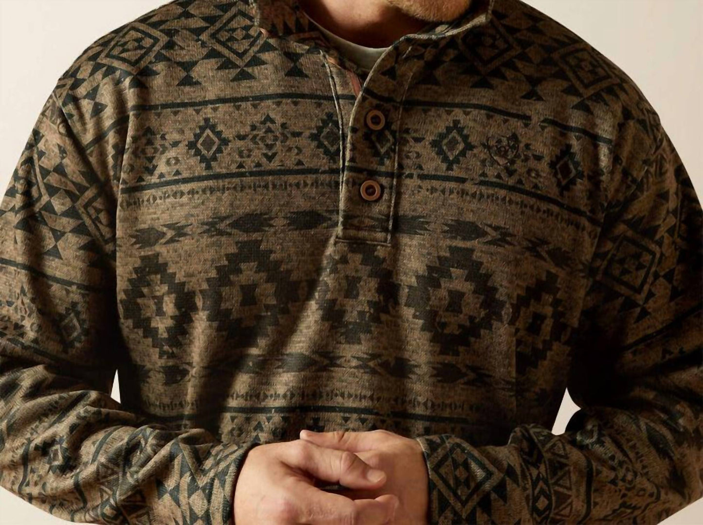 Ariat - Caldwell 1/4 Button Sweater